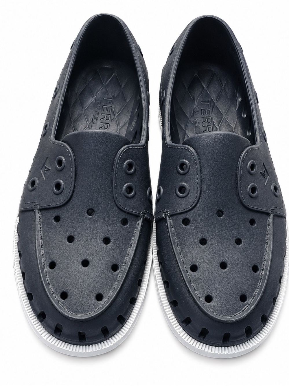 Sperry Slip on | Navy | Unisex | Size: M5, W7 | Waterproof | Perforated shoes